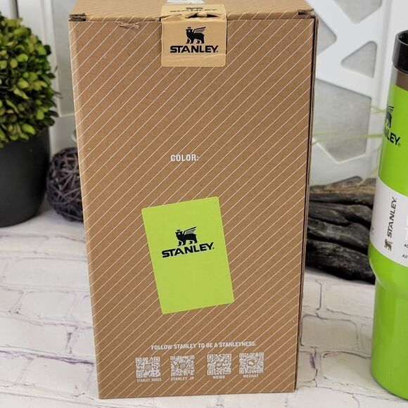 NIB Stanley 40 oz Quencher H2.0 FlowState Tumbler Neon Collection: Neon … - Picture 9 of 15